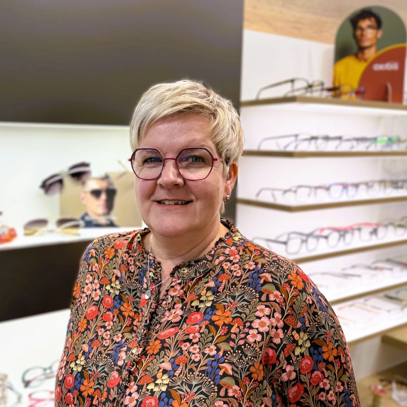 Augenoptikmeisterin Silke Toberna